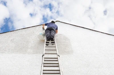 Peinture extérieure à Radepont — façades et ravalement
